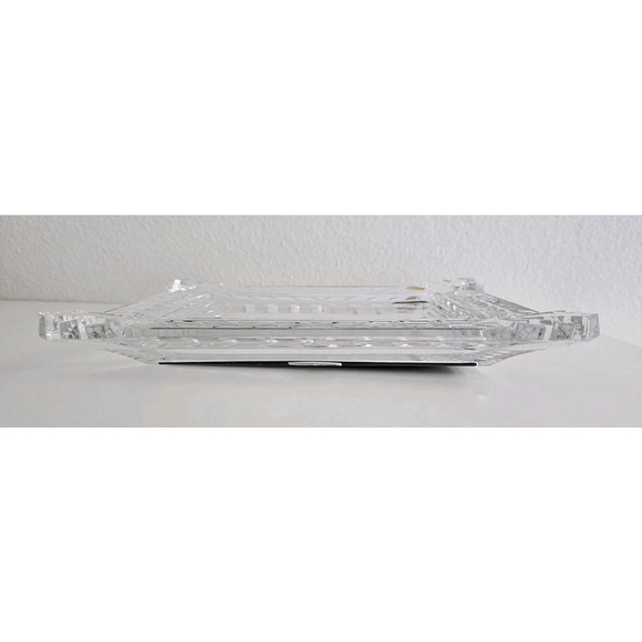 VTG 5" x 7" Genuine Lead Crystal Photo Frame Made is West Germany Art Deco Style - Picture 9 of 17